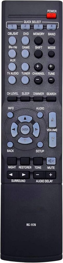 Universal Remote Compatible for DENON RC-1170 RC1170 AVR-1513 AVR1513 Audio/Video Receiver Control(2012)