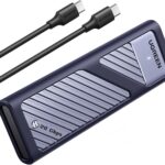 UGREEN 20Gbps M.2 NVMe SATA SSD Enclosure Compatible with 10Gbps USB C External M.2 Enclosure USB 3.2 Gen2 Support UASP Trim for M/B+M Key NVMe and SATA SSD in Size of 2230/2242/2260/2280