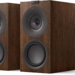 KEF Q Concerto Meta Three-Way Bookshelf Speaker (Walnut, Pair)