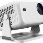 Projector with WiFi and Bluetooth, Auto Focus 4K Portable Smart Projector Support iOS/Android/Laptop, 800 ANSI Video Projectors for Outdoor Indoor Movies