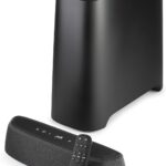 Polk Audio MagniFi Mini AX Sound Bar for TV with Wireless Subwoofer, Dolby Atmos and DTS:X Certified, Polk’s patented VoiceAdjust & SDA technologies, Ultra-Compact Design, Easy Setup, Black