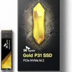 SK hynix Gold P31 500GB PCIe NVMe Gen3 M.2 2280, Up to 3500MB/S, Compact M.2 SSD Form Factor SSD, Internal Solid State Drive with 128-Layer NAND Flash