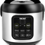 Aroma Housewares ARC-994SB Rice & Grain Cooker Slow Cook, Steam, Oatmeal, Risotto, 8-cup cooked/4-cup uncooked/2Qt, Stainless Steel