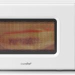 COMFEE CMO-C20M1WH Retro Microwave with 11 power levels, Fast Multi-stage Cooking, Turntable Reset Function Kitchen Timer, Speedy Cooking, Weight/Time Defrost, Memory function, Children Lock, 700W