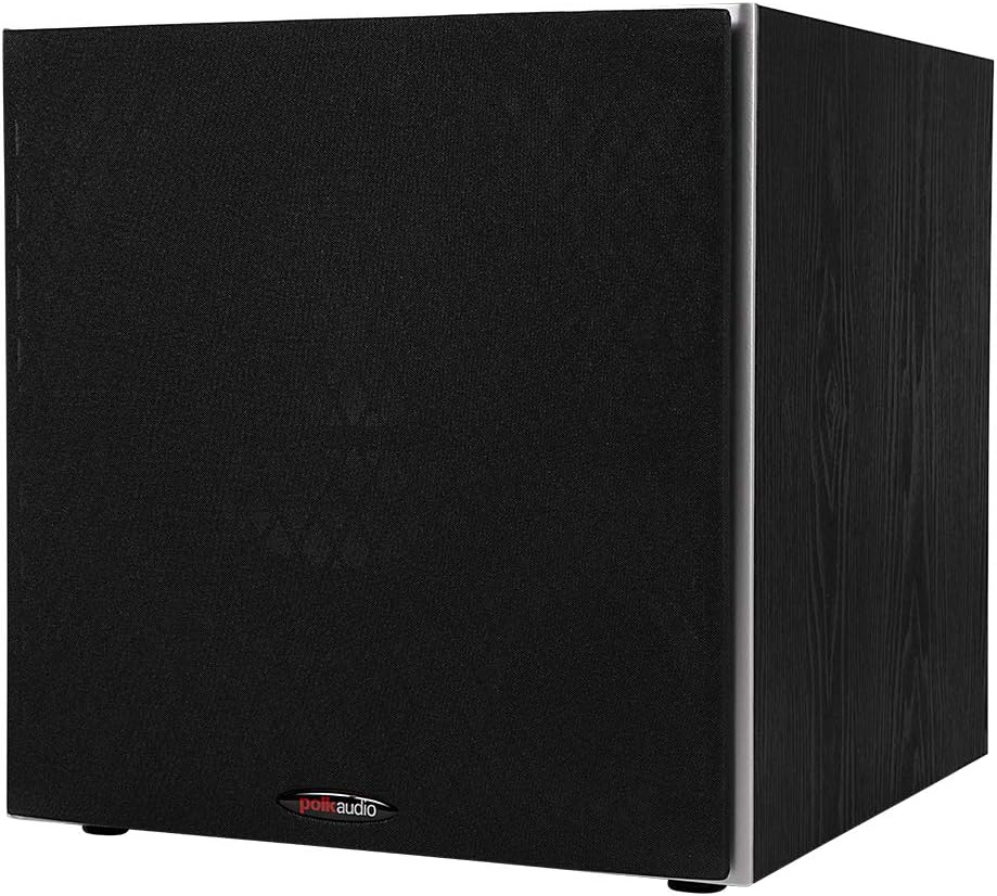 Polk Audio PSW10 10″ Powered Subwoofer Home Audio – Power Port Tech, Up to 100 Watts, Big Bass in Compact Design, Easy Setup with Home Theater, Timbre-Matched with Monitor & T-Series Polk Speakers