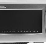 Sharp R-21LCFS Medium-Duty Commercial Microwave Oven with Dial Timer, Stainless Steel, 1000-Watts, 120-Volts
