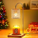 Candle Warmer Lamp with Timer – Electric with 1 Bulbs – Dimmable for Jar Candles – Wax Melter Vintage Home Decor – Melter Lamp Gifts for Women Birthday Wedding
