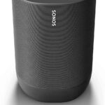 Sonos Move – Battery-powered Smart Speaker, Wi-Fi and Bluetooth with Alexa built-in – Black (Renewed)