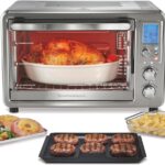 Hamilton Beach 6-in-1 Sure Crisp Air Fryer Toaster Oven Combo & Electric Indoor Grill, 450 F Searing Temp, Bake, Broil, Toast and Pizza Function, .88 cu. ft., 6 Slice Capacity, Stainless Steel (31395)