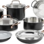 Cuisinart 11-Piece Matte Black Elegance Cookware Set