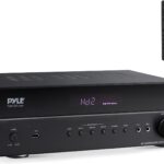 Pyle 5.2 Channel Hi-Fi Home Theater Receiver – 1000W MAX Wireless BT Surround Sound Stereo Amplifier System with 4k Ultra HD Support, MP3/USB/DAC, Ideal for Immersive Home Audio Experience