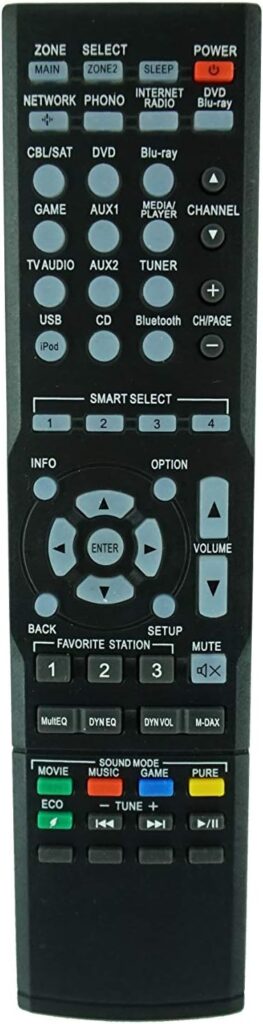 Hotsmtbang Replacement Replacement Remote Control Compatible for Marantz RC020SR NR1504 RC018SR NR1403 Slim Line 5.1 Channel Home Theater Network AV Receiver