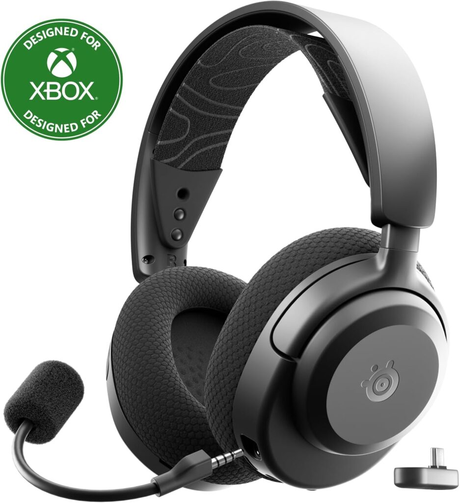 SteelSeries Arctis Nova 3X Wireless Multi-Platform Gaming Headset — Mobile App Control — 40 HR Battery — Neodymium Magnetic Drivers — 2.4GHz/Bluetooth — Xbox, PS5, PC, Switch, Mobile — Black