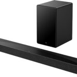 TCL Q65H Q Class 5.1 Channel Sound Bar with Dolby Atmos, DTS:X, Ray Danz Technology, Wireless Subwoofer, Wireless Surround Speakers, and Bluetooth Music Streaming