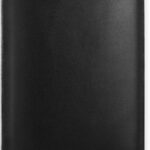 MoKo Laptop Sleeve Compatible with 13.3 MacBook Air Pro, iPad Air/Pro 13 inch, PU Leather Notebook Briefcase Carrying Bag Slim Stylish Case Pouch, Black