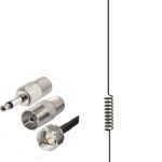 Bingfu FM Radio Antenna Magnetic Base FM Antenna for Stereo Receiver Indoor Pioneer Onkyo Yamaha Marantz Sherwood Bose Wave Music System Home Stereo Receiver AV Audio Video Home Theater Receiver