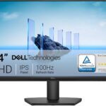 Dell 24 Monitor – SE2425HM – 23.8-inch Full HD (1920×1080) 16:9 100Hz Display, IPS Panel, 16.70 Million Colors, Anti-Glare, 1 HDMI / 1 VGA Port, TÜV Rheinland 3-Star*, Comfortview Plus – Black