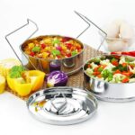 Stackable Stainless Steel Insert Pans – 3QT- Inserts for Instant Pot – Pan for Instapot – Accessories for Instant Pot 3QT and above – Pressure Cooker Steamer Accessories