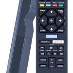 Replacement Remote Control for Sony DVD Blu-Ray Disc Player, for BDP Series Player, for 4K Ultra HD UHD 3D Player, for Streaming Blu-Ray Home Theater, RMT-VB100U RMT-VB201U