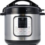 MasterChef Electric Pressure Cooker 10 in 1 Instapot Multicooker 6 Qt, Slow Cooker, Vegetable Steamer, Rice Maker, Digital Programmable Insta Pot with 18 Cooking Presets, Stainless Steel, Non Stick