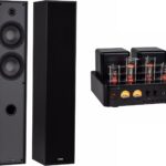 Dayton Audio Floor Standing Stereo System – Black