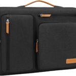 MOSISO 360 Protective Laptop Case 13.3 inch, 13-13.3 inch Laptop Sleeve Compatible with MacBook Air/Pro 13 / Pro 14,HP Dell Acer ASUS,Side Open Carrying Case with 4 Zipper Pockets&Handle, Black