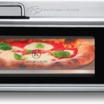 Kitchen Elite 15 in 1 Digital Toaster Oven Air Fryer Combo with Touch Panel and 12 Inch Pizza Capacity, Stainless Steel, Silver