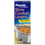 Reynolds Kitchens Slow Cooker Liners, Regular (Fits 3-8 Quarts), 6 Count