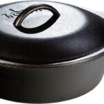 Lodge 3 Quart Pre-Seasoned Cast Iron Deep Skillet with Lid