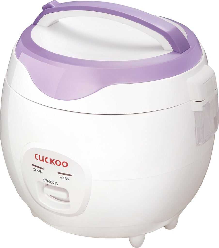 Cuckoo Electric Heating Rice Cooker CR-0671V (Violet/White)
