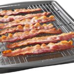 GoodCook 15” x 10.5” Nonstick Carbon Steel Baking Pan & Raised Wire Rack – Pizza Crisper, Crispy Bacon, Multipurpose Cooking Sheet Pan, Cooling Rack, Kitchen Cookware Set, Dishwasher Safe