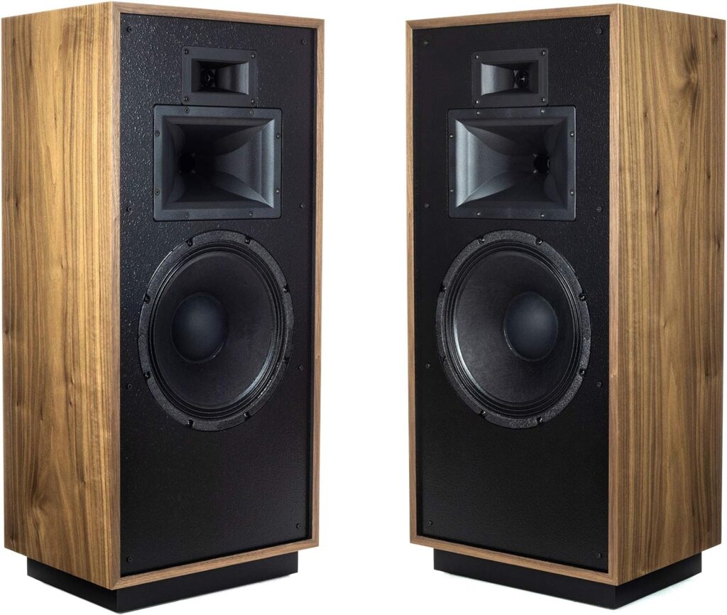 Klipsch Forte IV Heritage Premium Floorstanding Horn-Loaded Speakers in American Walnut