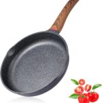 Vinchef Nonstick Frying Pan Anti Scratch,9.5 Inch Skillet Cast Aluminum Cookware, Induction Compatible