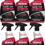 Weiman Ceramic & Glass Cooktop Cleaner Spray – 22 Ounce [6 Pack] – Daily Use Professional Home Kitchen Cooktop Cleaner and Polish Use On Induction Ceramic Gas Portable Electric
