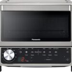 Panasonic FlashXpress Toaster Oven Countertop, 4-Slice Compact Size w/Double Infrared Heating, PFAS-free, 6 Auto Cook Options & Precise Temperature Control, 1300W – NB-G200P (Stainless Steel)