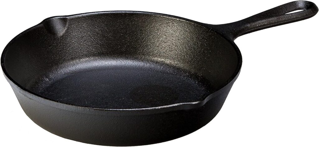 Lodge Wildlife Series-8″ Cast Iron Skillet with Duck Scene, 8″, Black