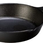 Lodge Wildlife Series-8″ Cast Iron Skillet with Duck Scene, 8″, Black