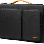 tomtoc 360 Protective Laptop Sleeve for 2025 14-inch MacBook Pro M5/M4/M3/M2 Pro/Max A3434 A3401 2025-2021, 13.5-14.4 Inch Surface Laptop 7/6/5/Studio 2/1, Water-Resistant Carrying Case