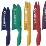 Cuisinart C55-12PCKSAM 12-Piece Ceramic Coated Stainless Steel Knives, Comes with 6-Blades and 6-Blade Guards, Color Coded to Reduce Risk of Cross Contamination, Jewel