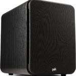 Polk Audio Signature Elite ES12 Subwoofer (Black), 12″ Long-Throw Woofer with Mineral-Filled Polymer Cone, 300W Class D Amplifier, Front Firing Home Subwoofer, Time-Smart Phase Control