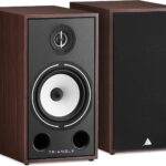 triangle – BOREA BR03 Hi-Fi Bookshelf Speakers – Power handling 100W – Output 90 dB/W/m – Versatile Music and Home Cinema – 206 x 380 x 314 mm – Walnut (Pair)