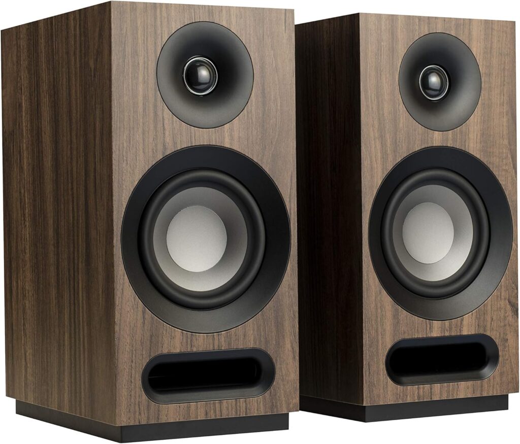 Jamo S 803 Bookshelf Speaker Pair (Walnut)
