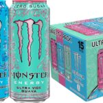 Monster Energy Ultra Variety Pack, Blue Hawaiian, Ultra Vice Guava, Ultra Fantasy Ruby Red, Sugar Free Energy Drink, 16 Ounce (Pack of 15)