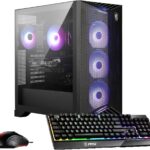 msi Aegis R2 Gaming Desktop, Intel i7-14700F Processor, NVIDIA RTX 5060Ti, 32GB DDR5 RAM, 2TB SSD, Gaming Keyboard & Mouse, VR-Ready, Wi-Fi 7, Windows 11 Pro