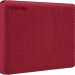 Toshiba Canvio Advance 2TB Portable External Hard Drive USB 3.0, Red – HDTCA20XR3AA
