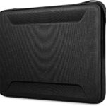 Fintie 13-14 Inch Laptop Sleeve Case for MacBook Pro 14, Air 13.6 A2681 A3113 A3240, MacBook Pro/Air 13, iPad 12.9-13 – Shockproof EVA Carrying Bag, Black