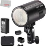 Godox AD100Pro Flash 100Ws TTL 2.4G HSS 1/8000s Pocket Flash Light with 7.2V/2600mAh Lithium Battery 360 Full Power Flashes 0.01-1.5s