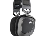 Corsair HS80 RGB USB Premium Gaming Headset with Dolby Audio 7.1 Surround Sound (Broadcast-Grade Omni-Directional Microphone, Memory Foam Earpads, High-Fidelity Sound, Durable Construction) Carbon