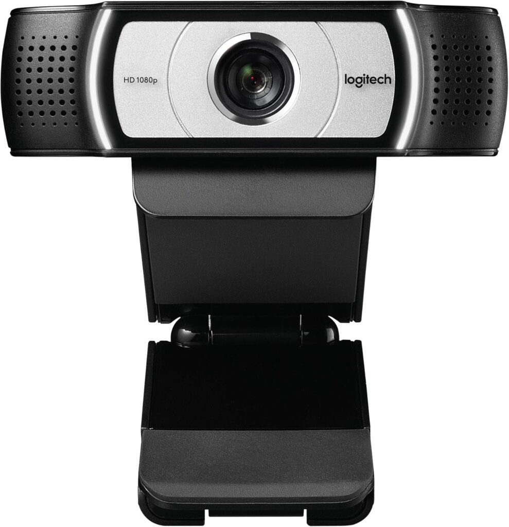 Logitech C930e 1080P HD Video Webcam – 90-Degree Extended View, Microsoft Lync 2013 and Skype Certified – Black