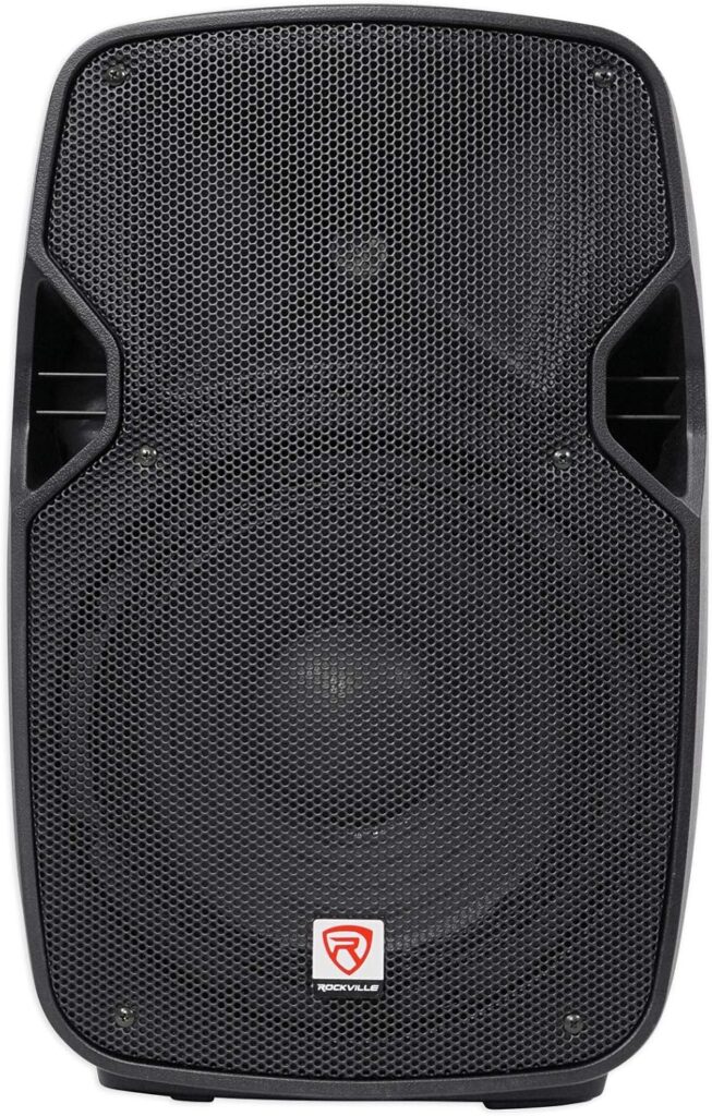 Rockville SPGN108 10″ 800W Passive DJ PA Speaker, 8 Ohm, Lightweight ABS Cabinet, 1.35″ Titanium Compression Driver, Deep Bass, 40 Degree Wide Dispersion, for DJs and Live Events